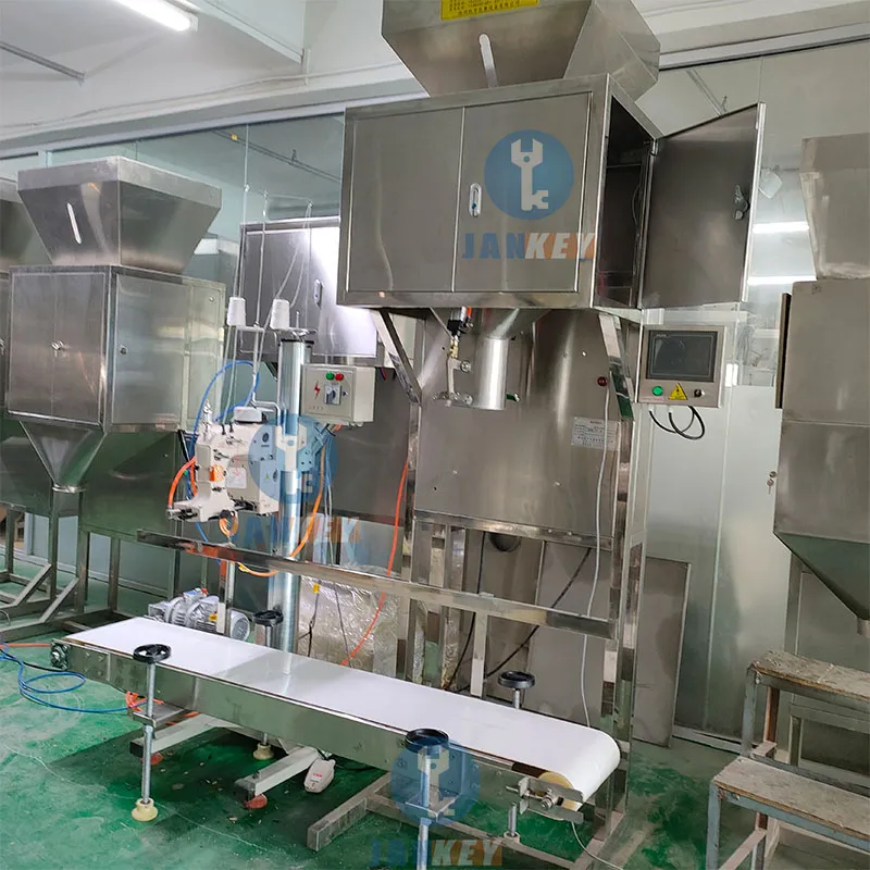 Automatic Max 50kg Woven/Plastic/ Organic Fertilizer Bag Automatic Linear Weighing Filling Sealing Sewing Packing Machine for Seeds/Snack/Feeds/Power Price