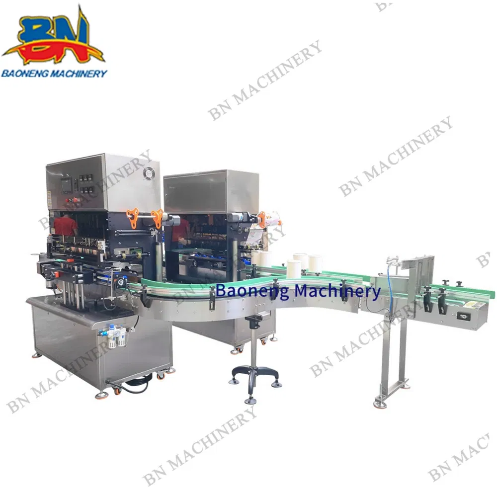 Automatic Plastic Paper Pail Cup Jar Bottle Sealing Machine From Sealer Factory