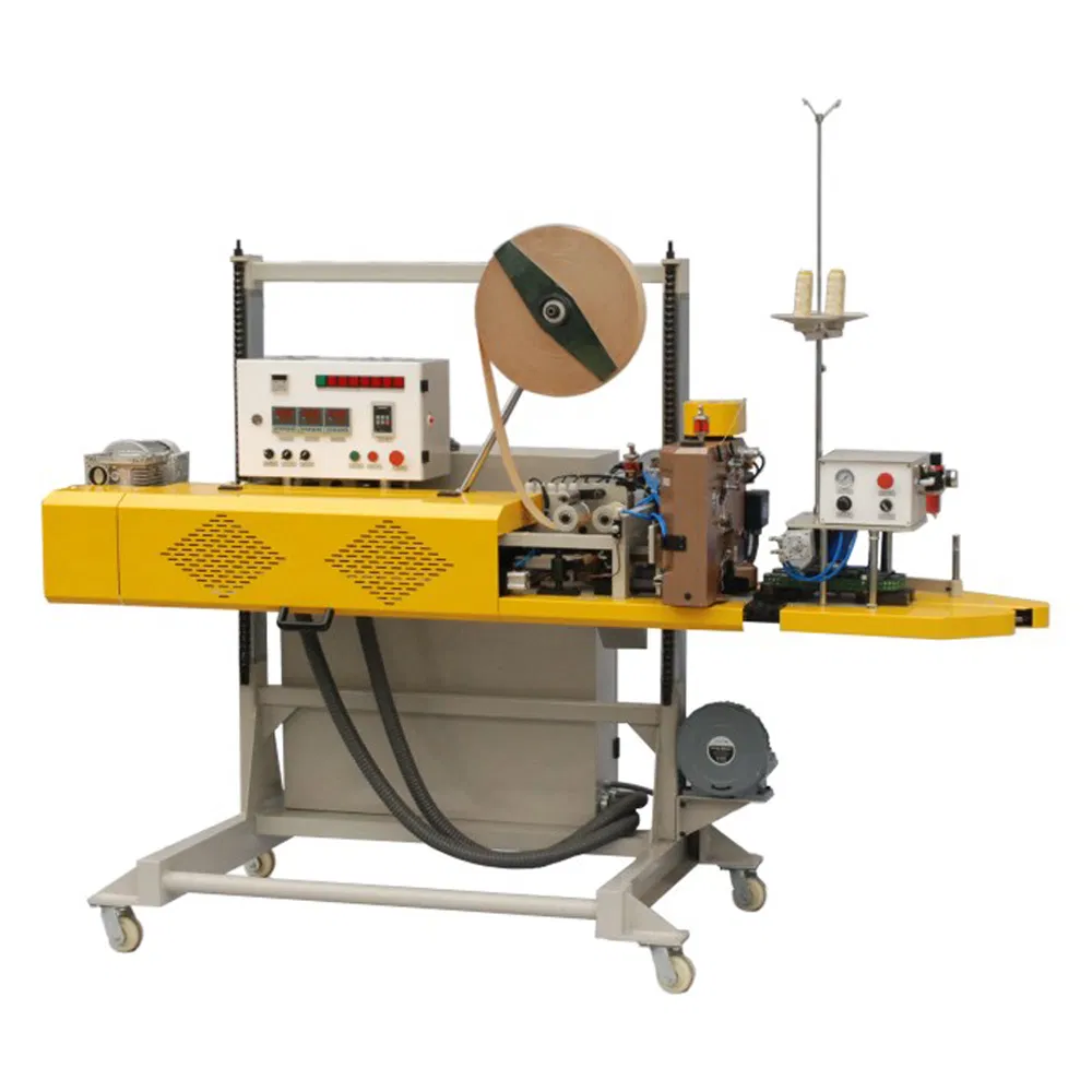 Fbk-13DC Hualian Automatic Heavy-Duty Bags Bag Sealing and Sewing Stitching Packaging Machine for Feed/Fertilizer/Flour/Rice/Engineering Plastics/Raw Material