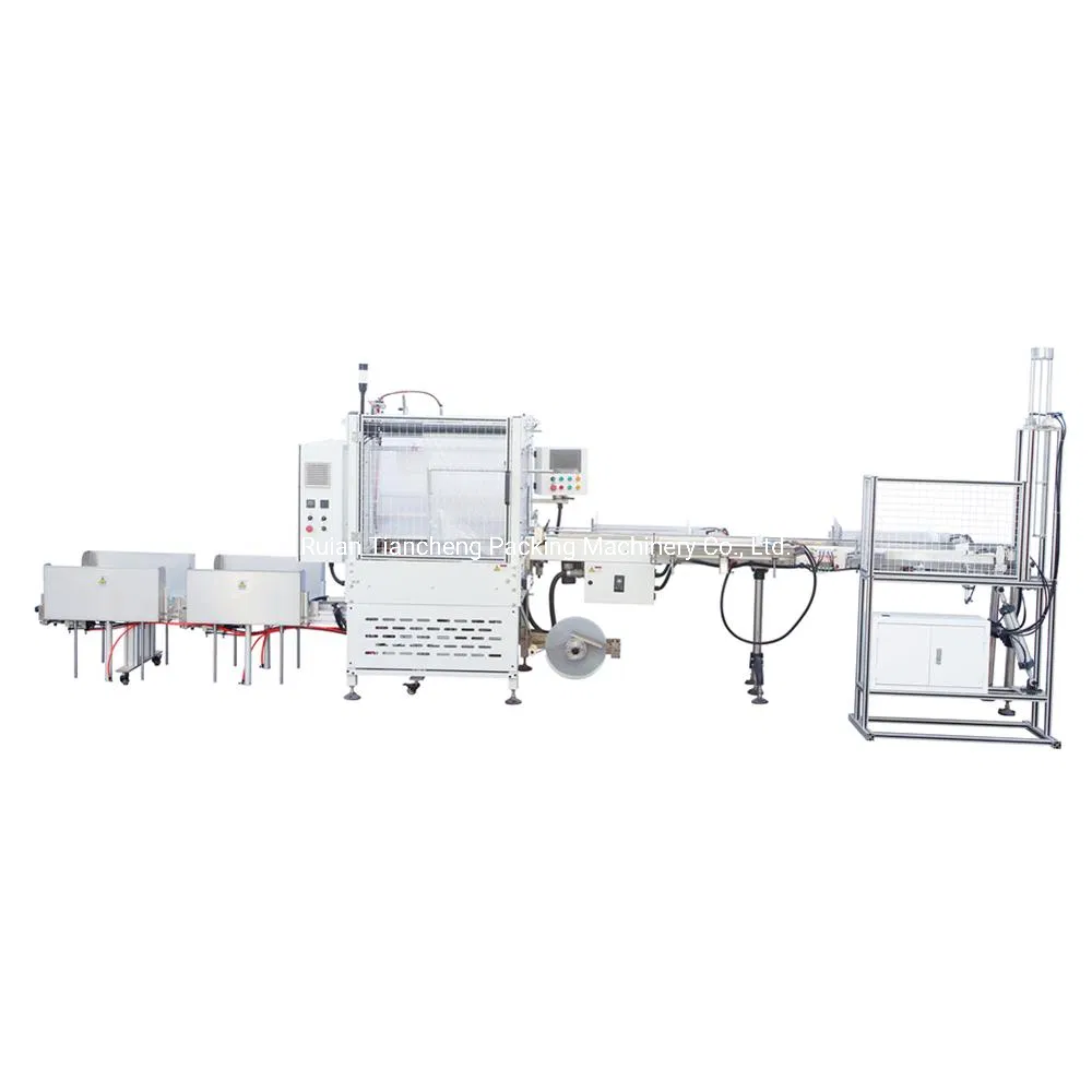 Full Automatic Double Single Wall Coffee Drink Paper Plastic Cup Bowl Lids Packing and Case Erector Tape Sealing Machine Packaging Machine Making Machine