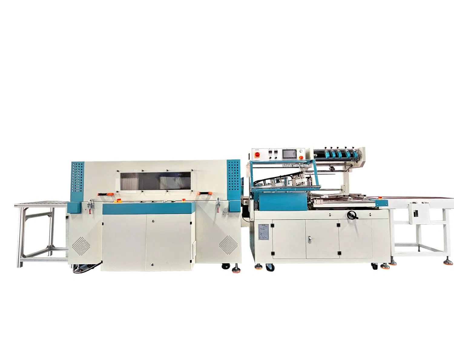 Fully Automatic Heat Shrink Tunnel Sealing Wrapper Flow Wrapping Machine Plastic POF/PVC Film Wrap Thermal Side Sealer Packing Packaging Machine