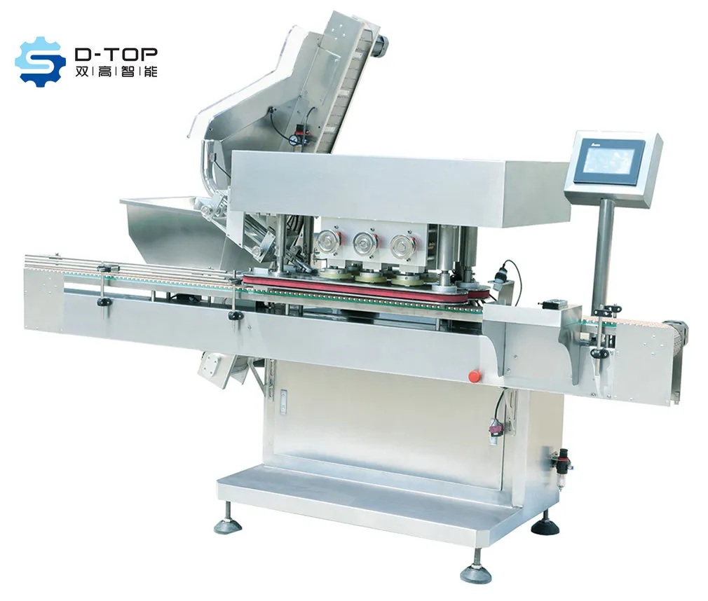 High Quality Automatic Rotary Cavity Plastic Bottle Cap Compression Molding Filling Sealing Labeling Capping Machine