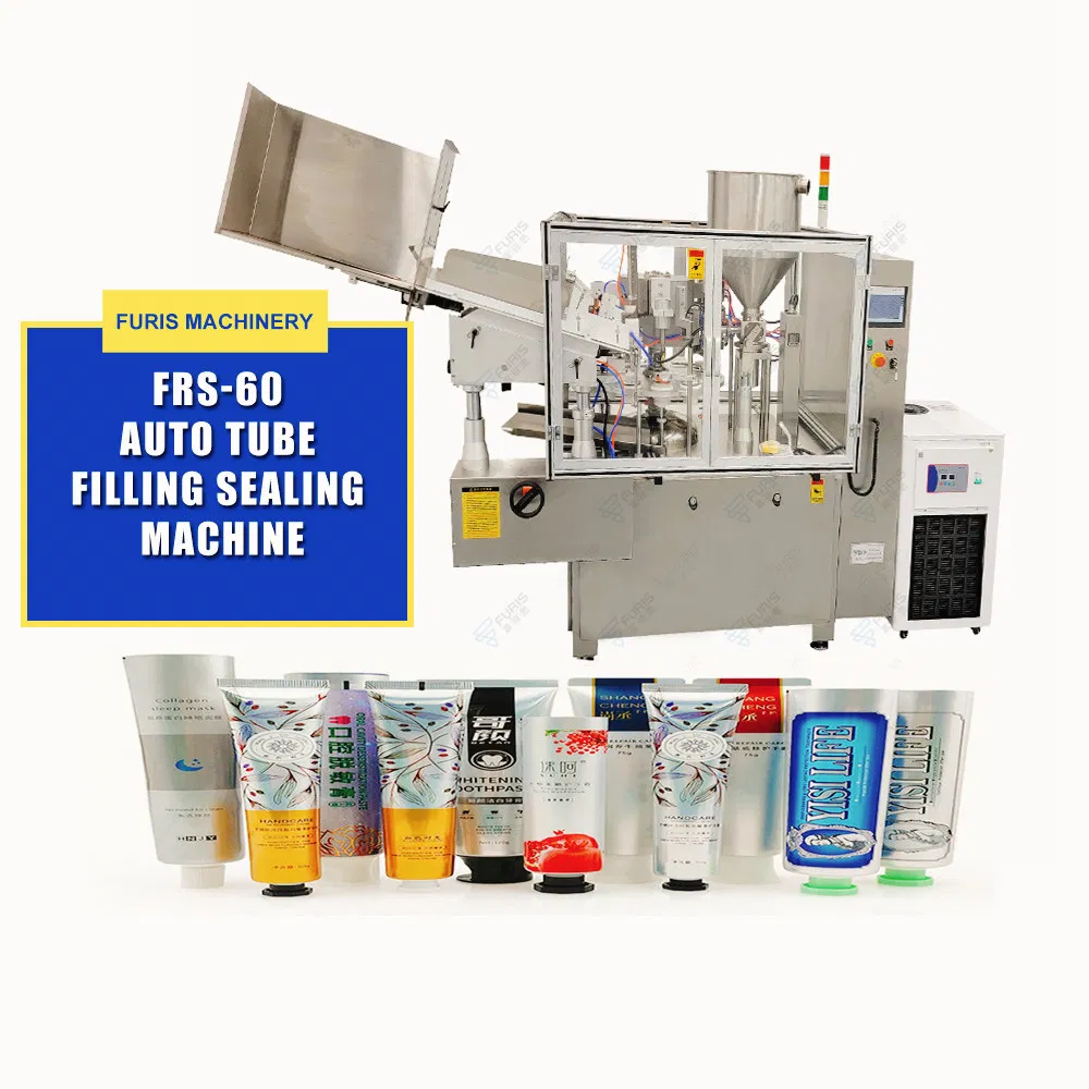 High Speed Automatic Plastic Tube Filling Machine and Tube Sealing Machine