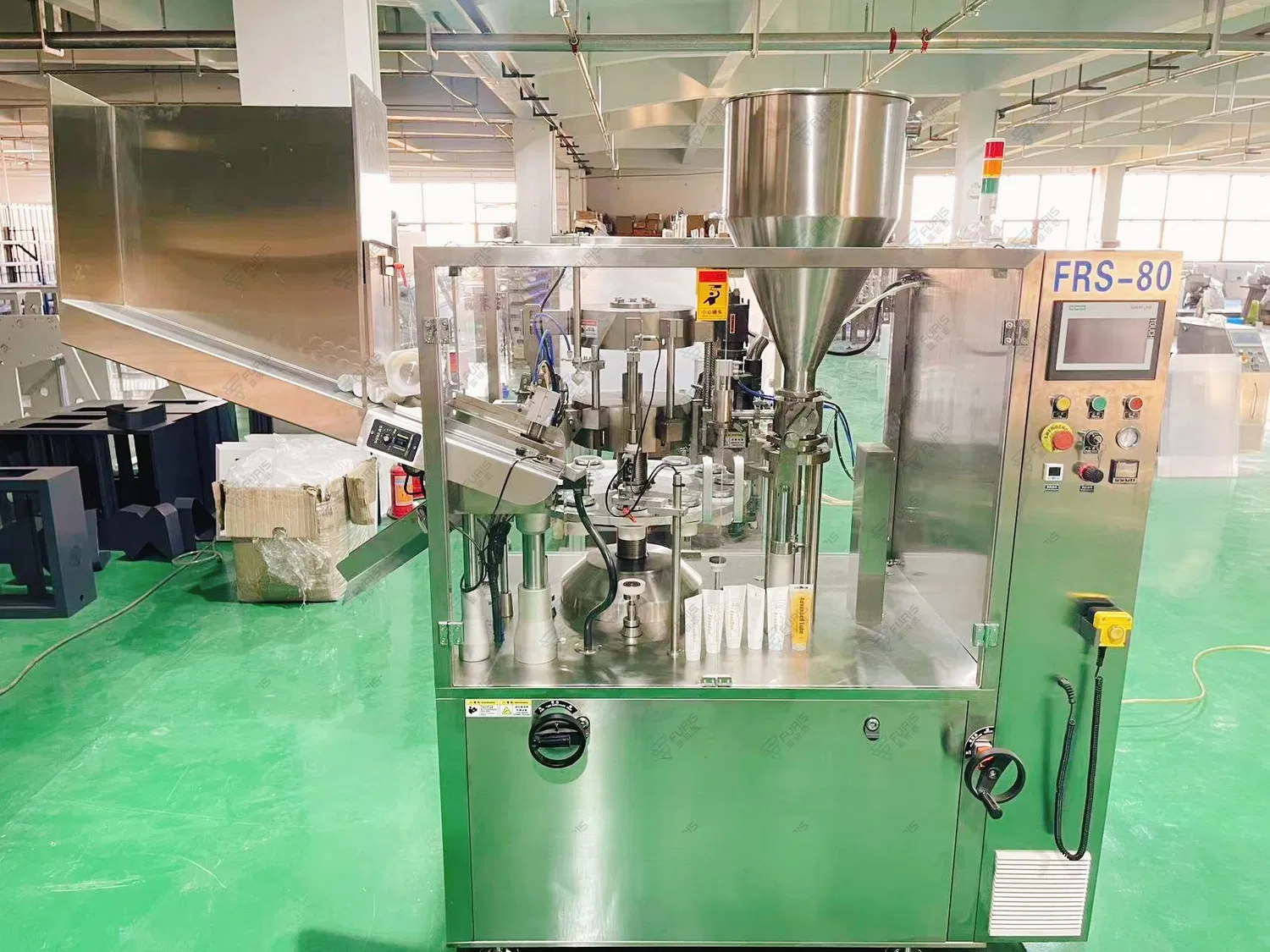 High Speed Automatic Plastic Tube Filling Machine and Tube Sealing Machine