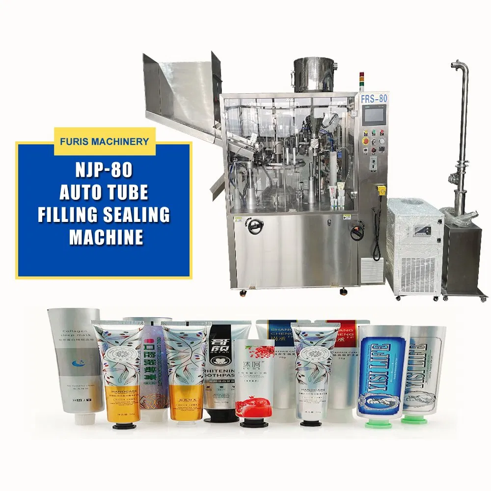 High Speed Automatic Plastic Tube Filling Machine and Tube Sealing Machine