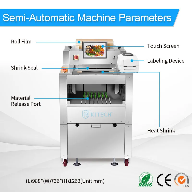 Kl High Quality Horizontal Pillow Plastic Bag Heat Form Fill Seal Wrapping Flow Packaging Packing Filling Sealing Machine