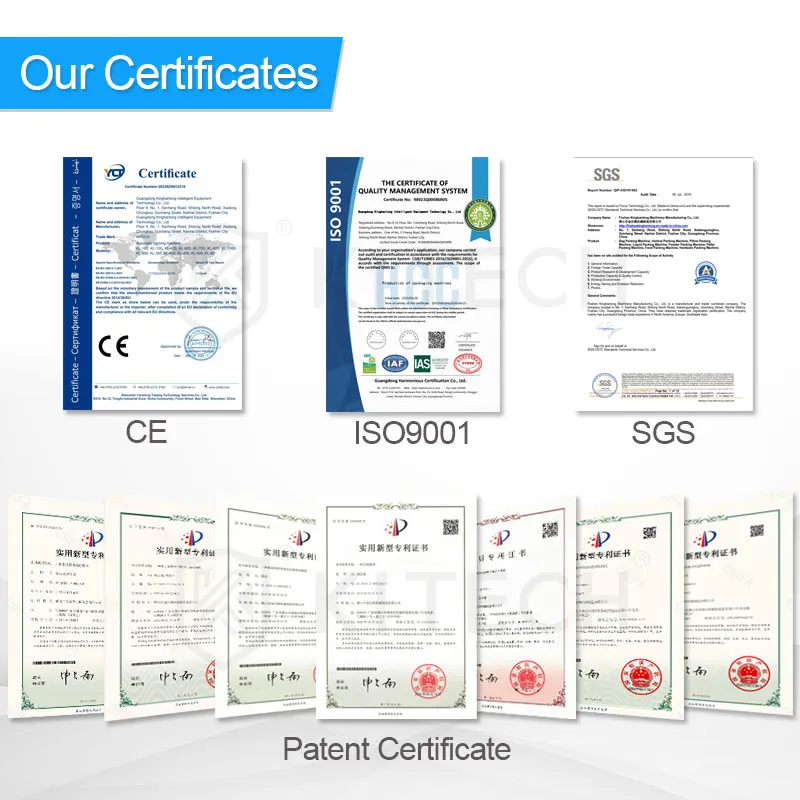 Kl High Quality Horizontal Pillow Plastic Bag Heat Form Fill Seal Wrapping Flow Packaging Packing Filling Sealing Machine