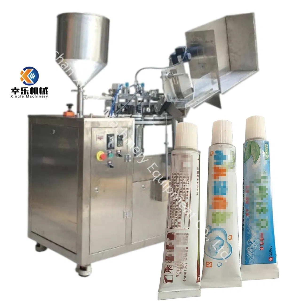 Pharmaceutical Automatic Cosmetic Cream Lotion Filler Machinery Plastic and Aluminum Tube Filling Sealing Machine Fortoothpaste