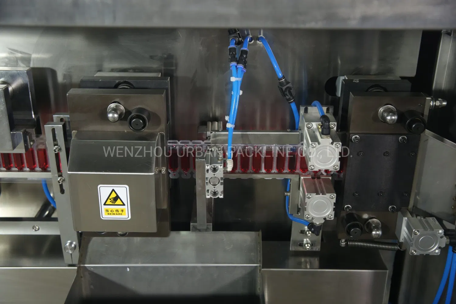 Plastic Ampoule Filling and Sealing Machine and Labeling Machine