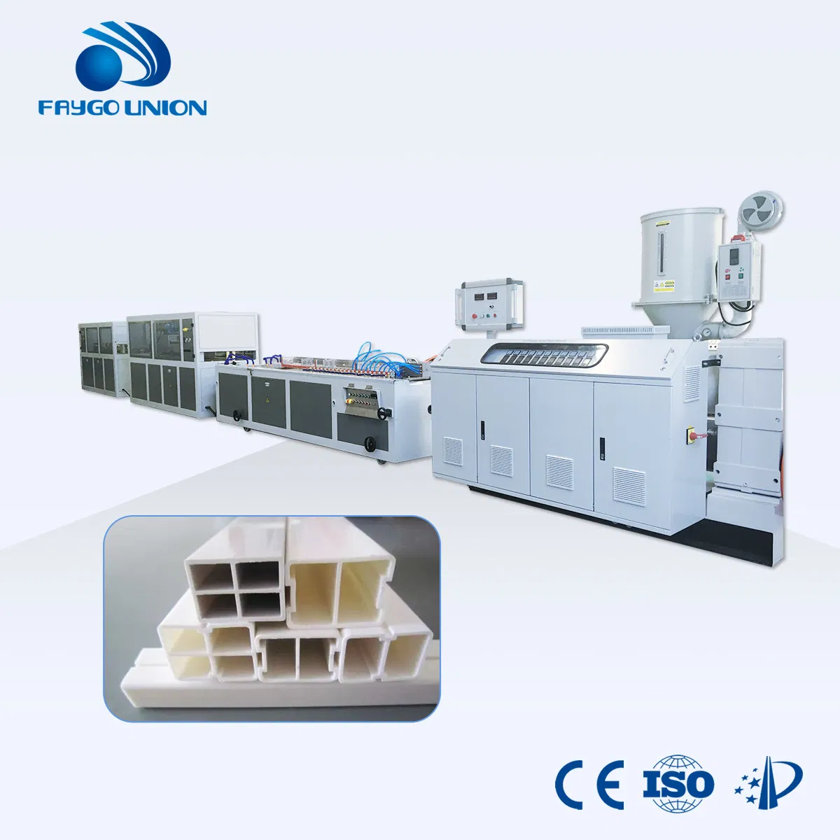 PVC WPC Profile Board Extruder Wood Plastic Composite Windows Door Frame Decking Wall Panel Floors Fence Sealing Strip PC Hollow Sheet Extrusion Making Machine