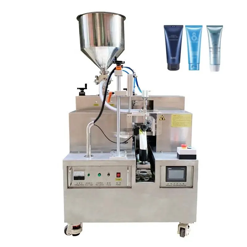 Semi-Auto Toothpaste Plastic Tube Filling and Sealing Machine